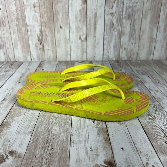 Calvin Klein flip‎ flops - Womens 9 - Picture 3 of 7